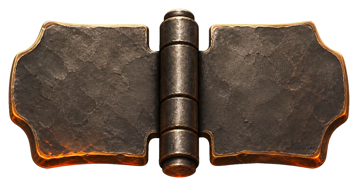 Finished bakery hinge